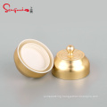 10g New Design gold Luxury Empty Red Plastic Container Silver Acrylic Cream Jar for Skin Care Packaging